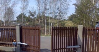 Купить распашные ворота из штакетника Арзамас, цена от 2722 руб.